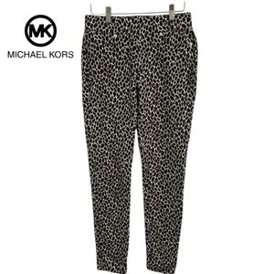 Michael Kors Leopard Print Pull On Skinny Jeans Size‎ Small